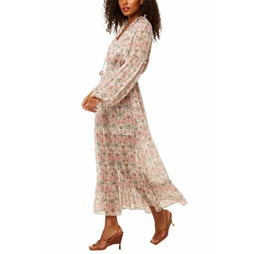 Misa Los Angeles Amata Dress In Somerset Stencil Size XS NWT